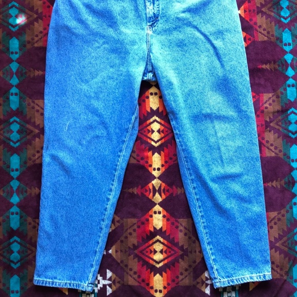 Vintage Lee High Waist Mom Jeans 33 Waist - Picture 7 of 9